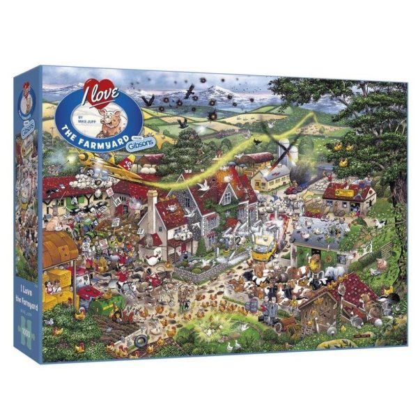 Puzzle - Gibsons - I Love the Farmyard (1000 Pieces) Online Hot Sale