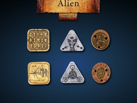 Legendary Metal Coins: Season 4 - Alien Coin Set (24 pcs) Online now