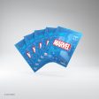 Gamegenic - Marvel Champions Art Sleeves - Marvel Blue (50ct) on Sale