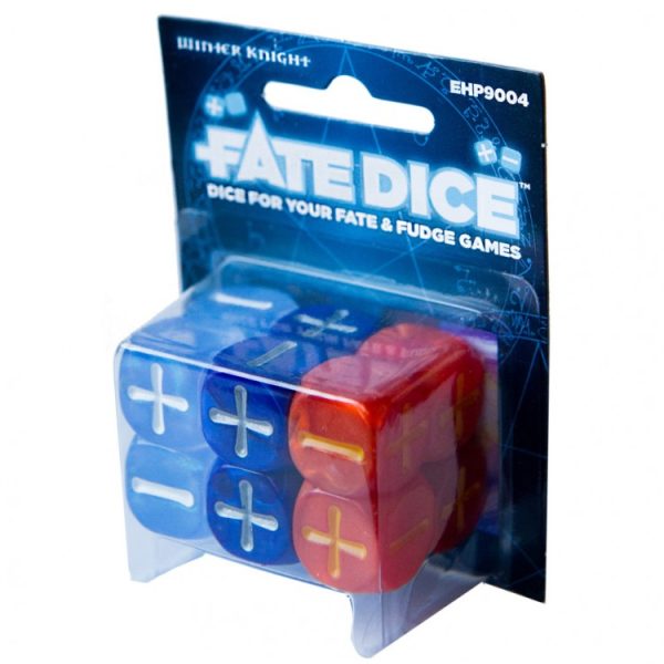 Fate Core Dice: Winter Knight *No Packaging* For Cheap