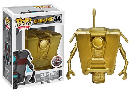 BORDERLANDS: CLAPTRAP (GOLD) #44 - FUNKO POP!-EXCLUSIVE Online now